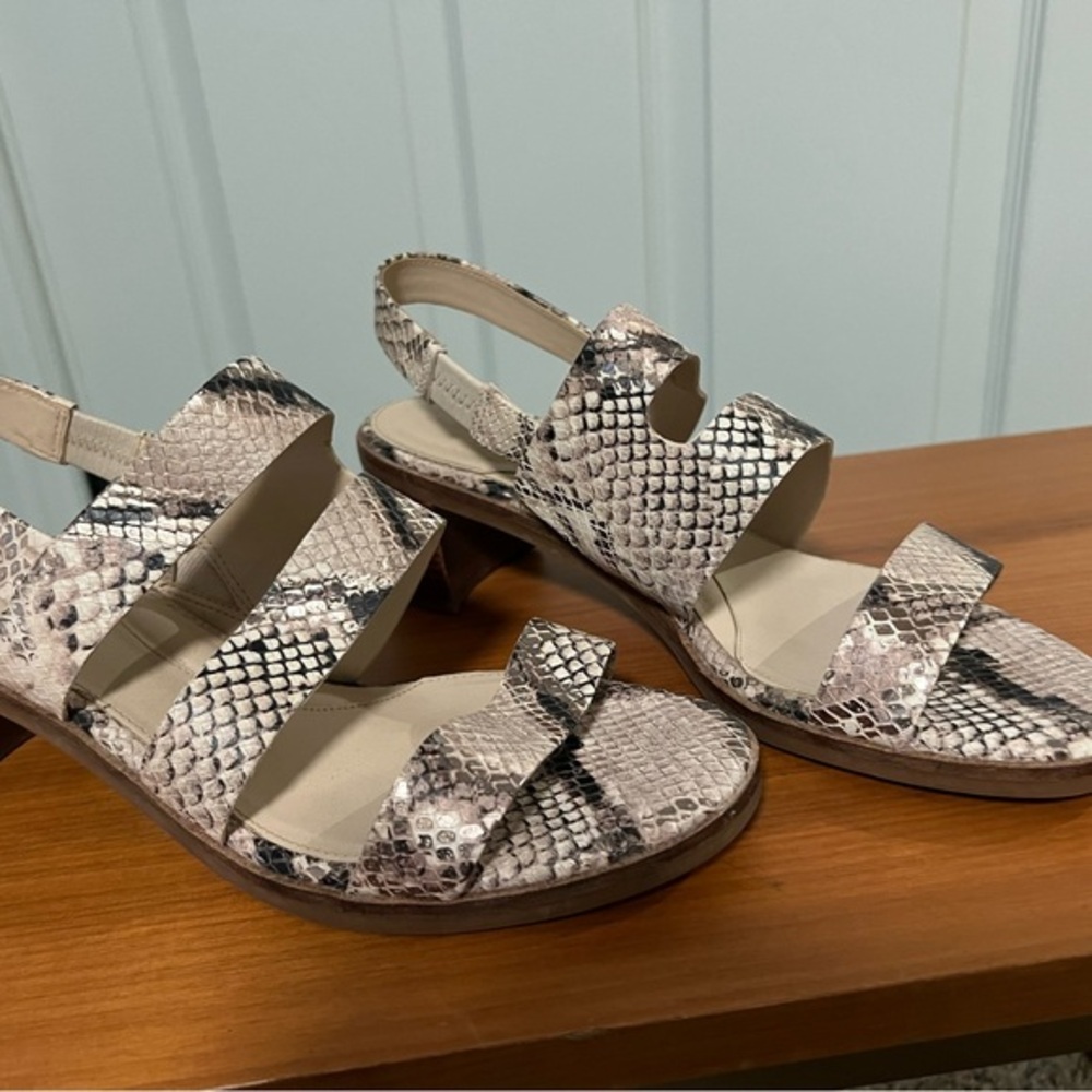 Cole Haan Snakeskin Sandals - size 9